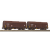 PIKO 28317 Zestaw 2 wagonów towarowych teleskopowych H0 1:87